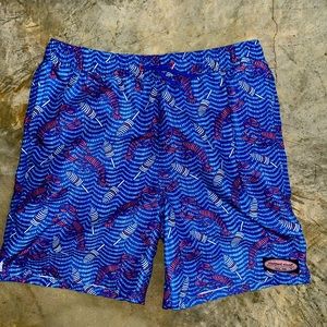 Vineyard Vines Boys Printed Chappy Swim Trunks